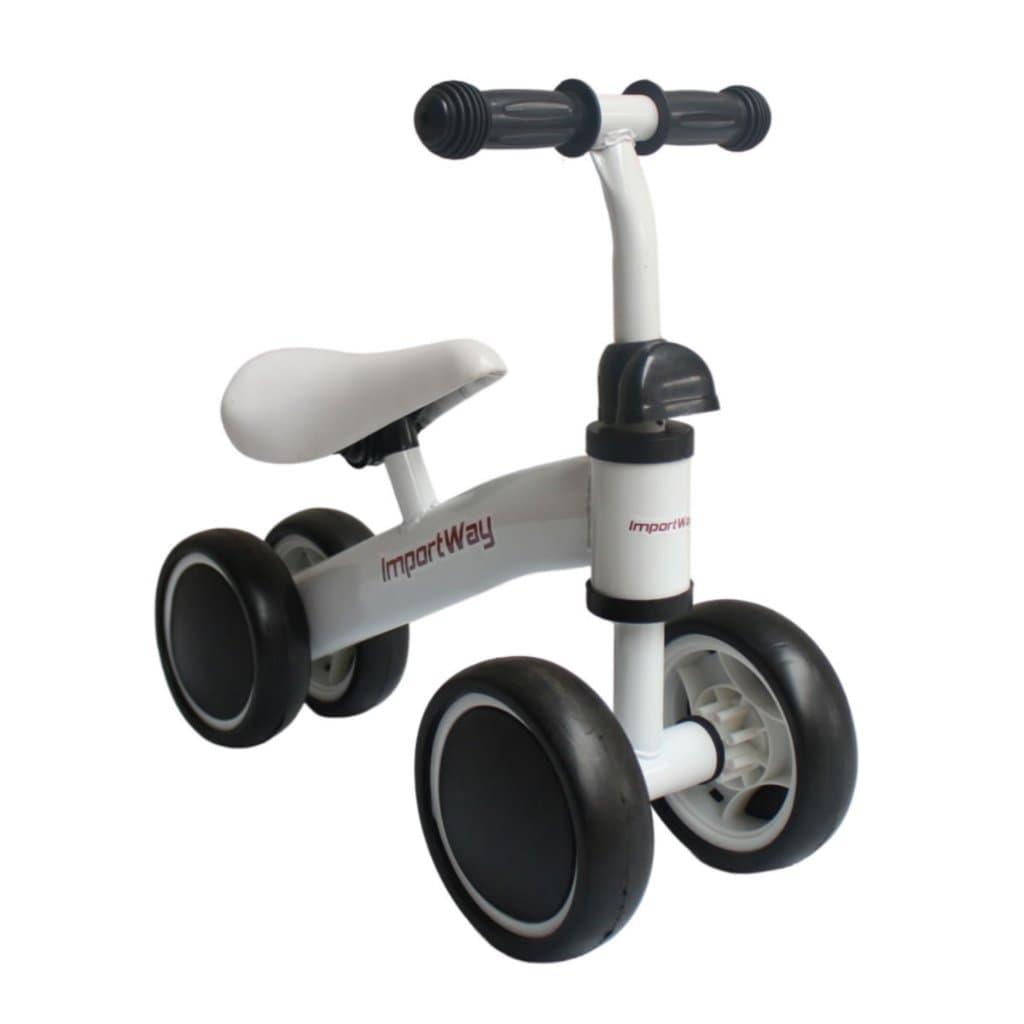 Triciclo Balance Equilíbrio Infantil Bike Importway Branco