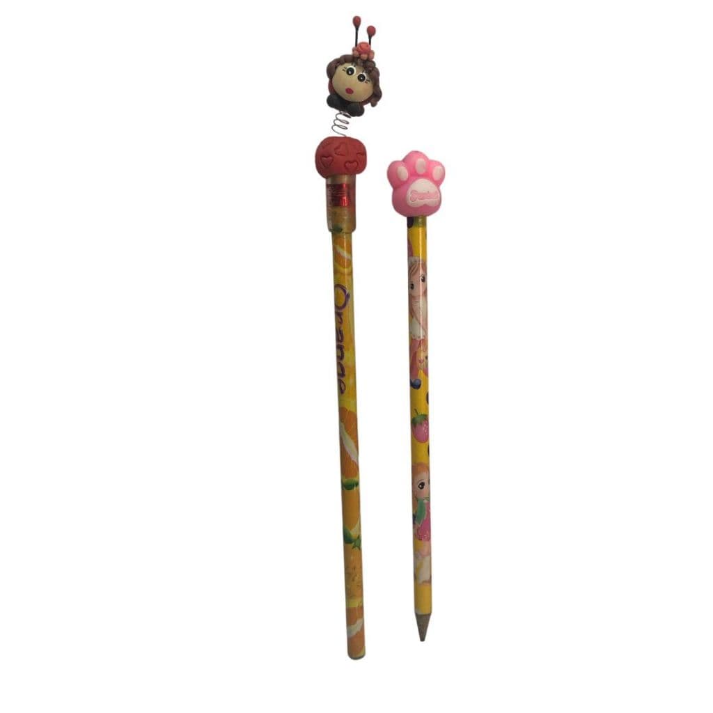 Lápis Colecionável Patinha Joaninha + Brinde Lápis Patinha Pet