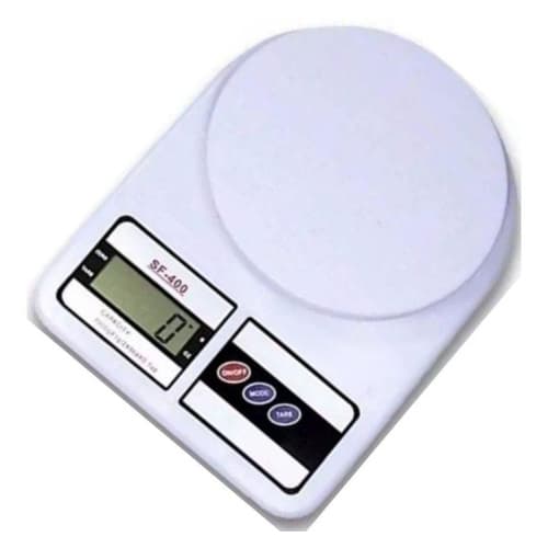 Balança Digital De Cozinha 10kg Controle De Dieta Fitness Capacidade máxima 10 kg Cor Branco