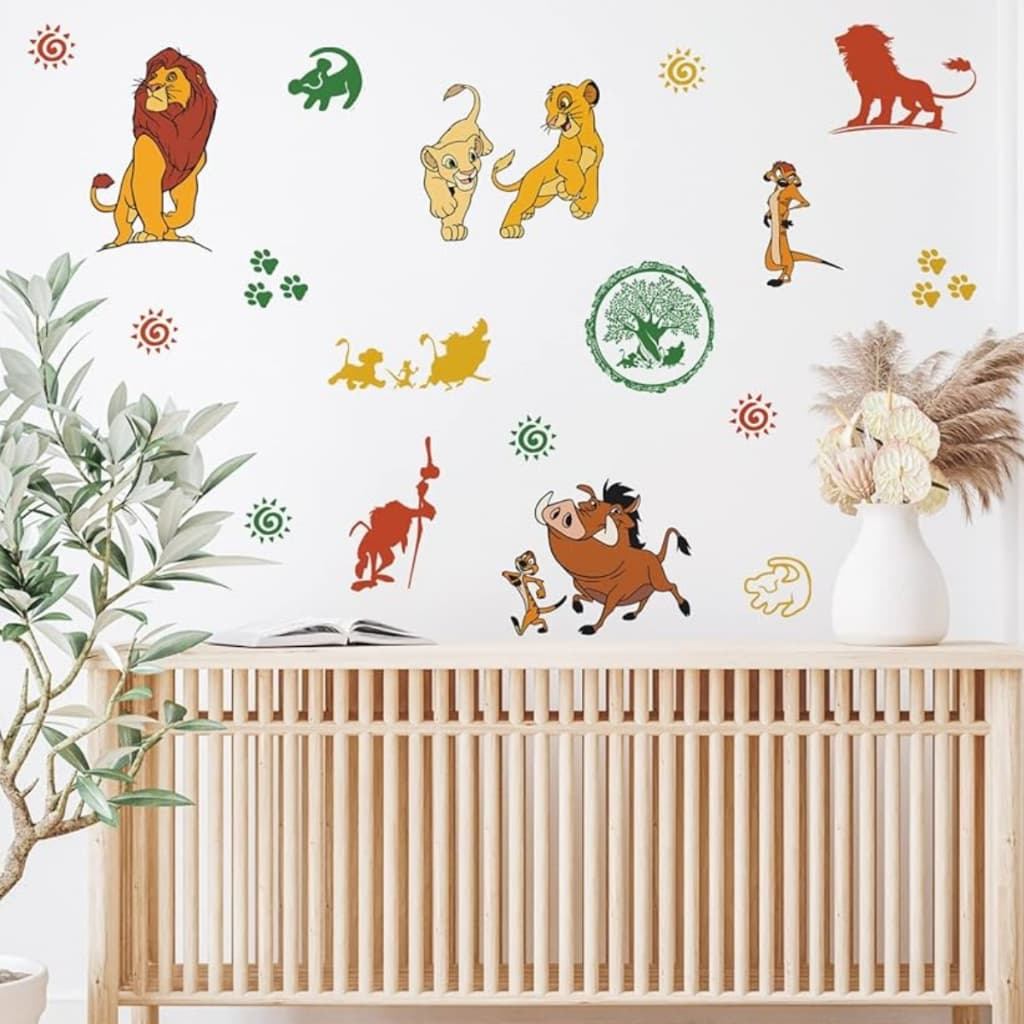 Kit 20 Adesivo de Parede espirando desenhos infantil Homem aranha rei leão princesas menino e menina