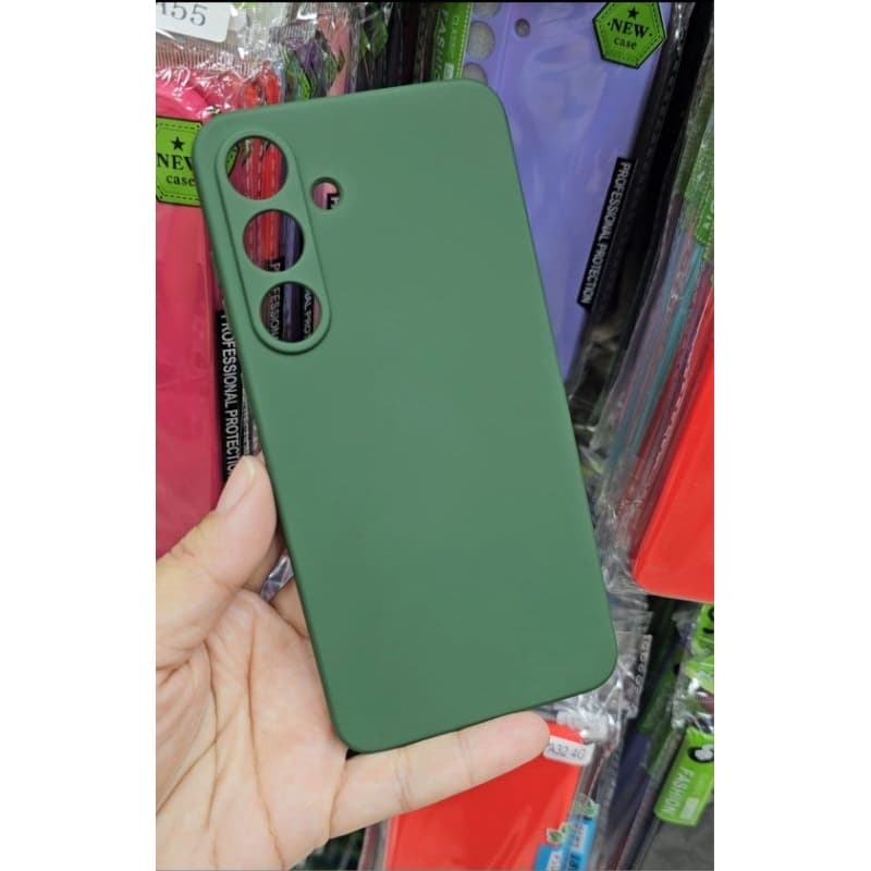 S25 PLUS Capa Capinha Aveludada, Película 3D e Película Cerâmica Para Seu Celular Galaxy S25 Plus..