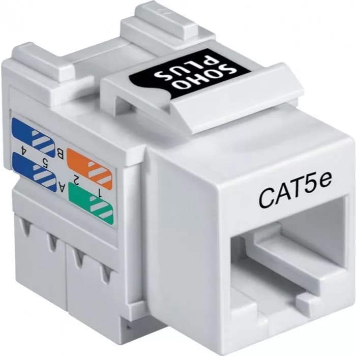 Conector Sohoplus Rj45 Femea Keystone Jack Cat.5e T568a/b