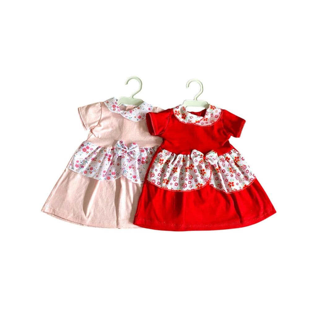 Kit c/2 vestidos Rn para menina bebe.