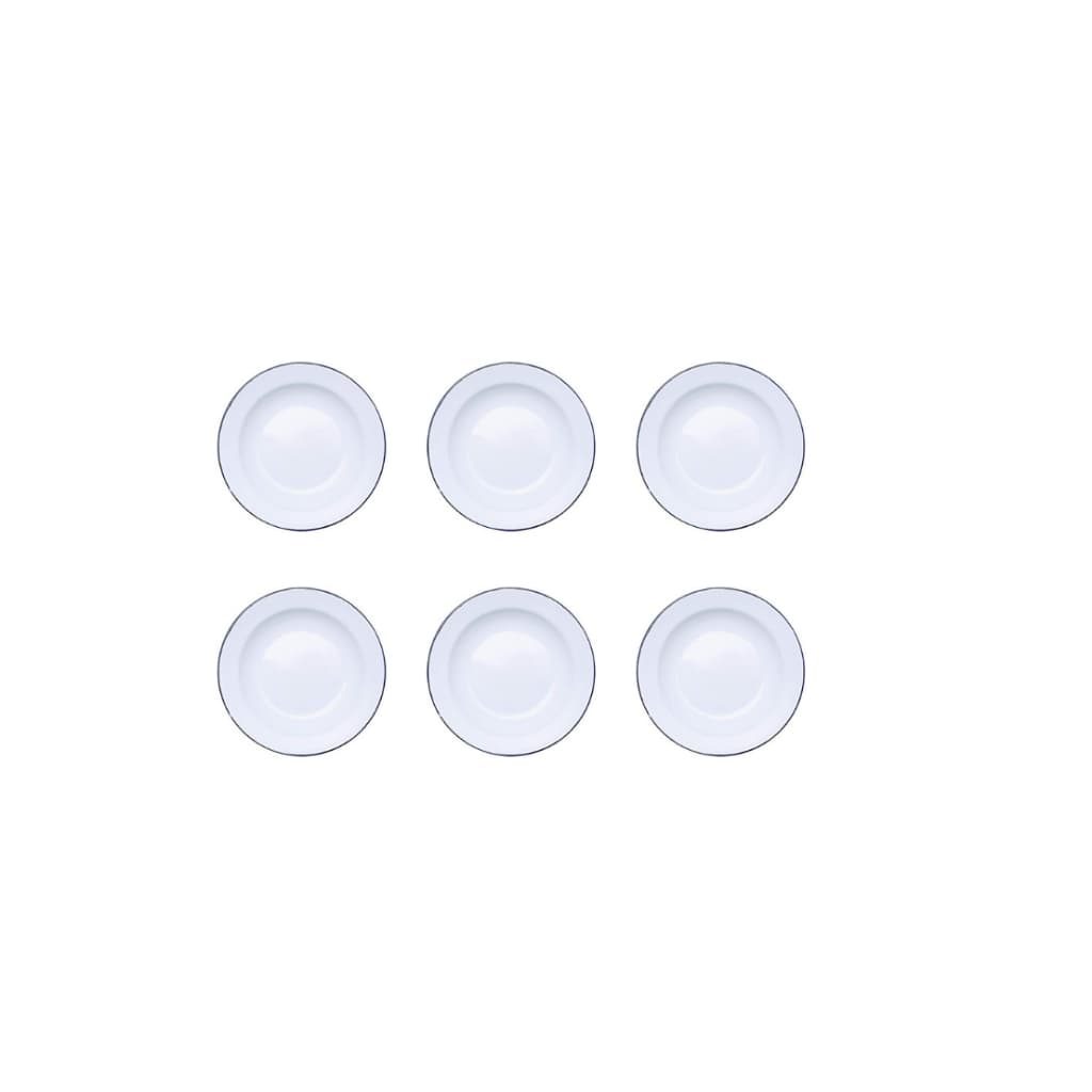 Prato esmaltado branco Yazi/Tuut  22cm
