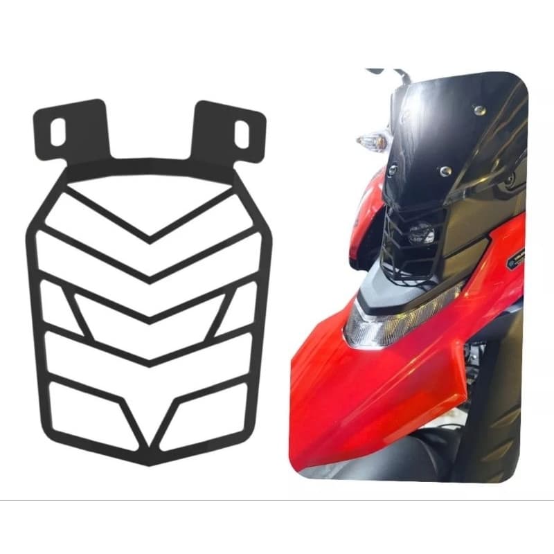 Protetor Grade Farol Aço Nova Lander 250 2025 2026 connected