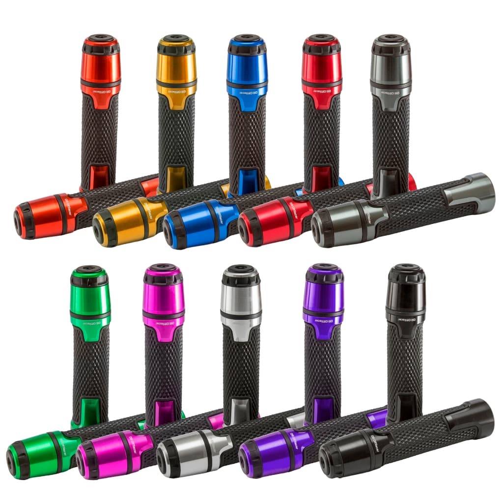 Manopla Esportiva Universal Todas As Motos Alumínio Anodizado Colorida