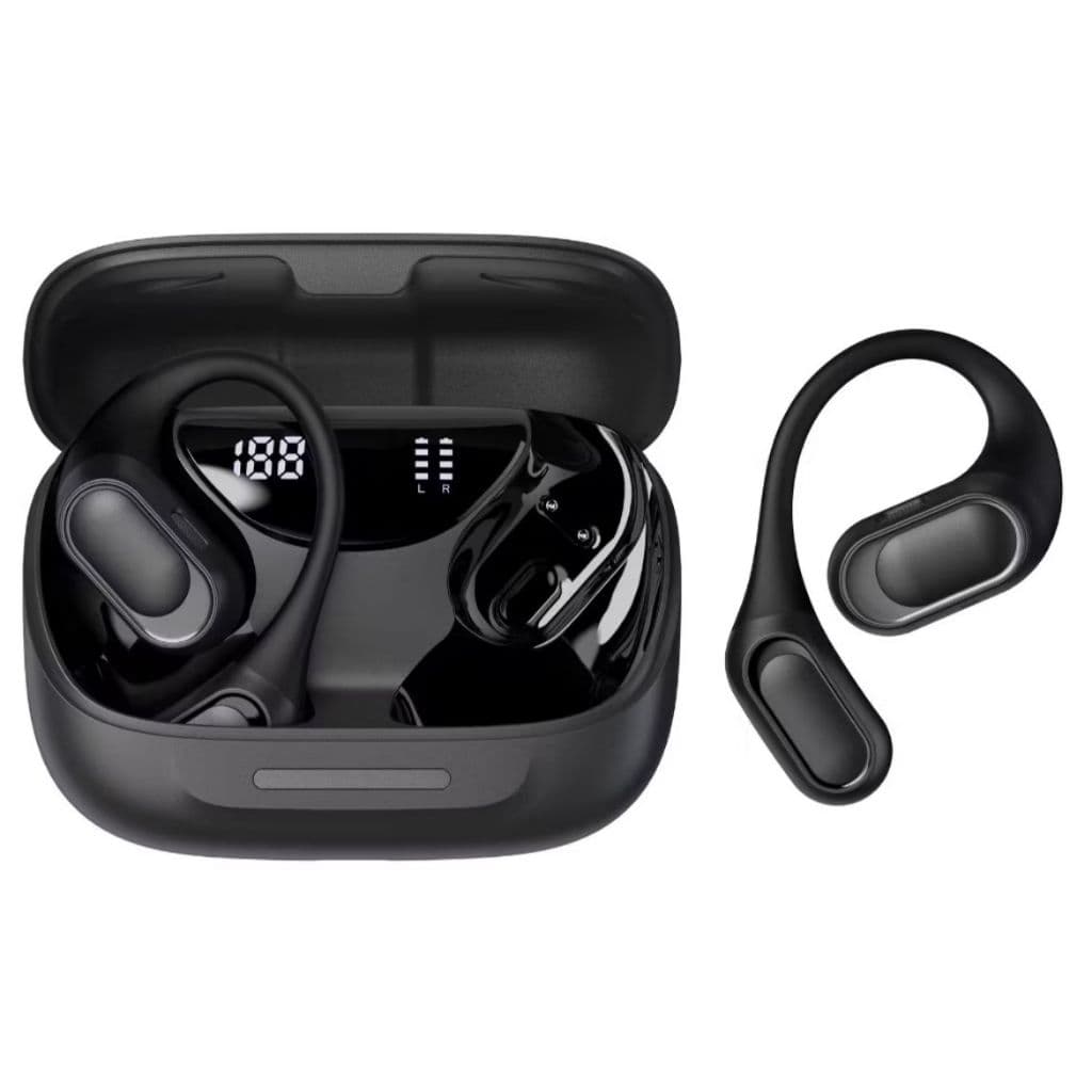 Fones de ouvido sem fio abertos com controle de toque, esportivos, condução aérea, graves, ENC, 500 mAh, IP68 FN-BT36