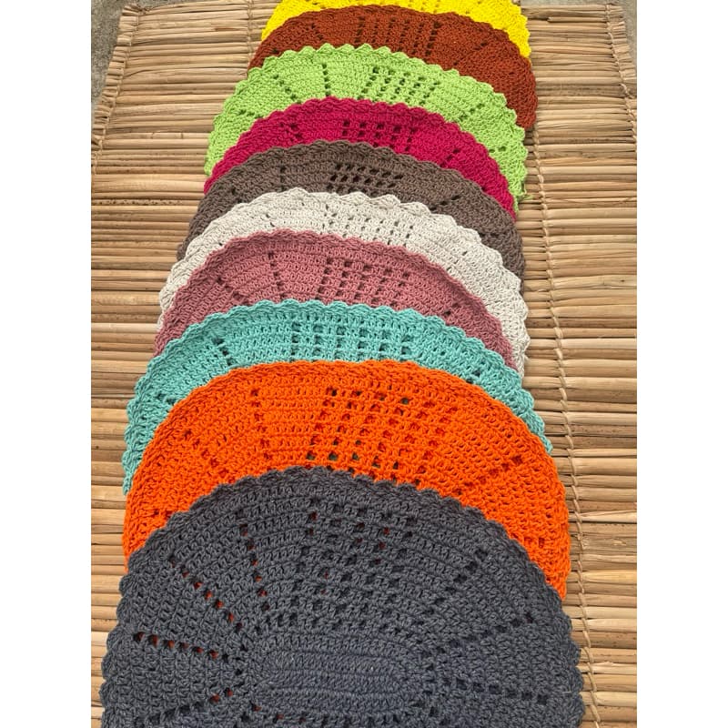 Tapete Crochê - Par Oval
