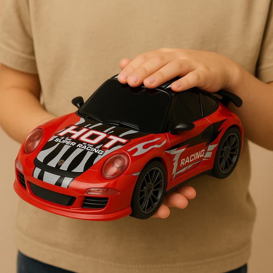 Brinquedo Carrinho Controle Remoto Rápido Top Race Divertido Com 7 Funções