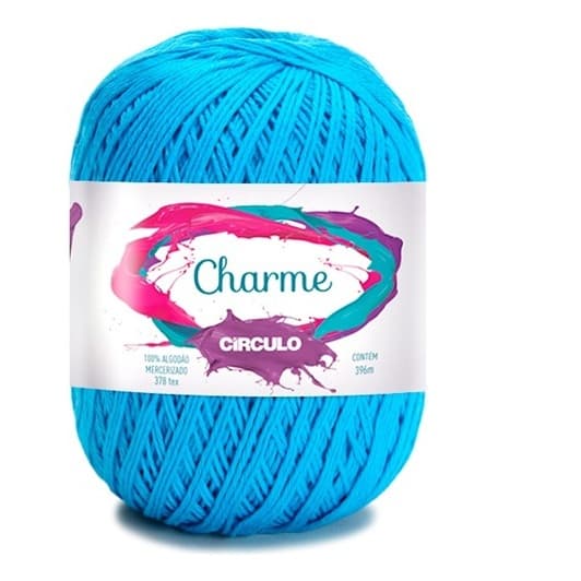 Linha Charme Círculo 150gr Crochê Tricô 100% Algodão 396mts Cores