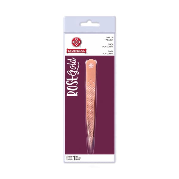 Pinça Mundial Rose Gold Ponta Fina- 513