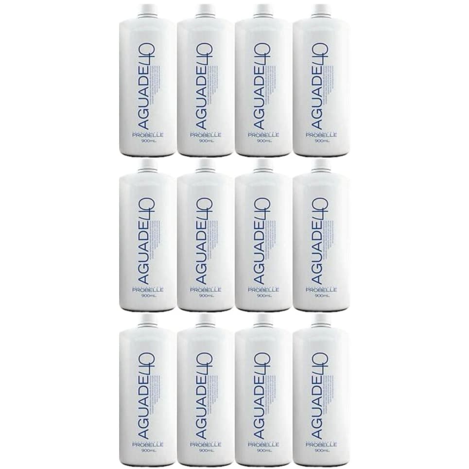 KIT água Oxigenada Cremosa Porbelle 40volumes  900ml 3,6 ou 12unidades