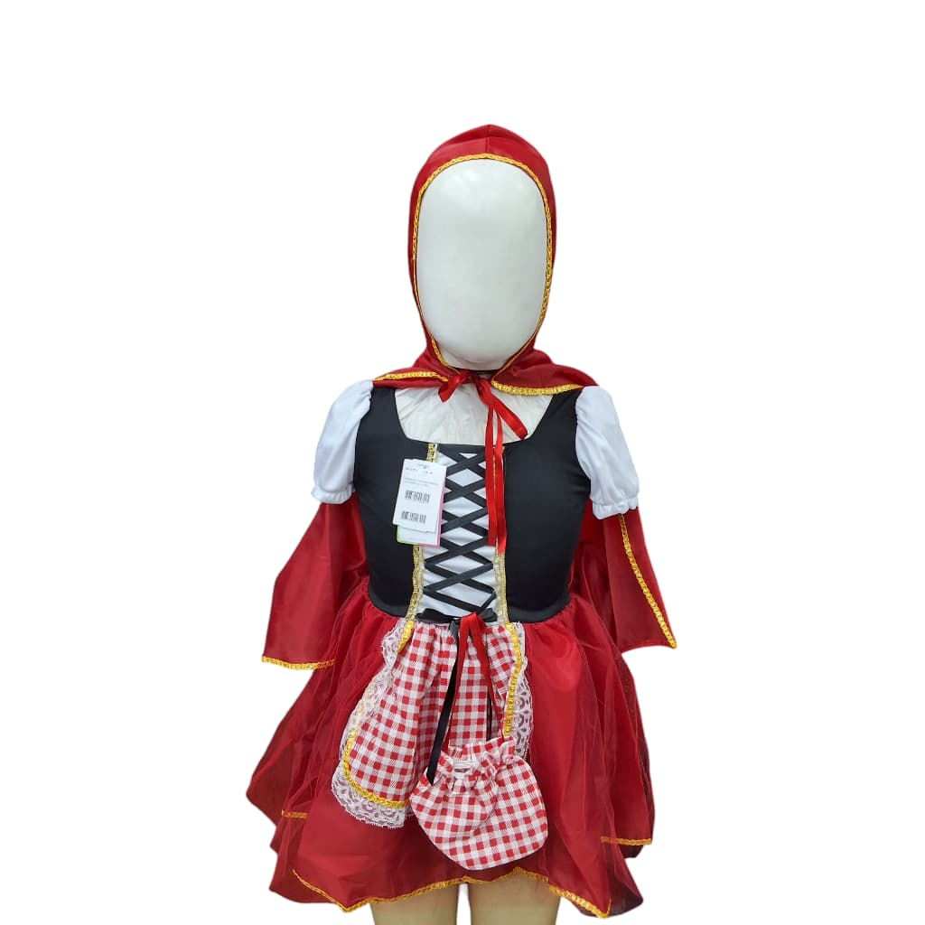 Fantasia Infantil Chapeuzinho Vermelho - Completa, Confortável e Encantadora!
