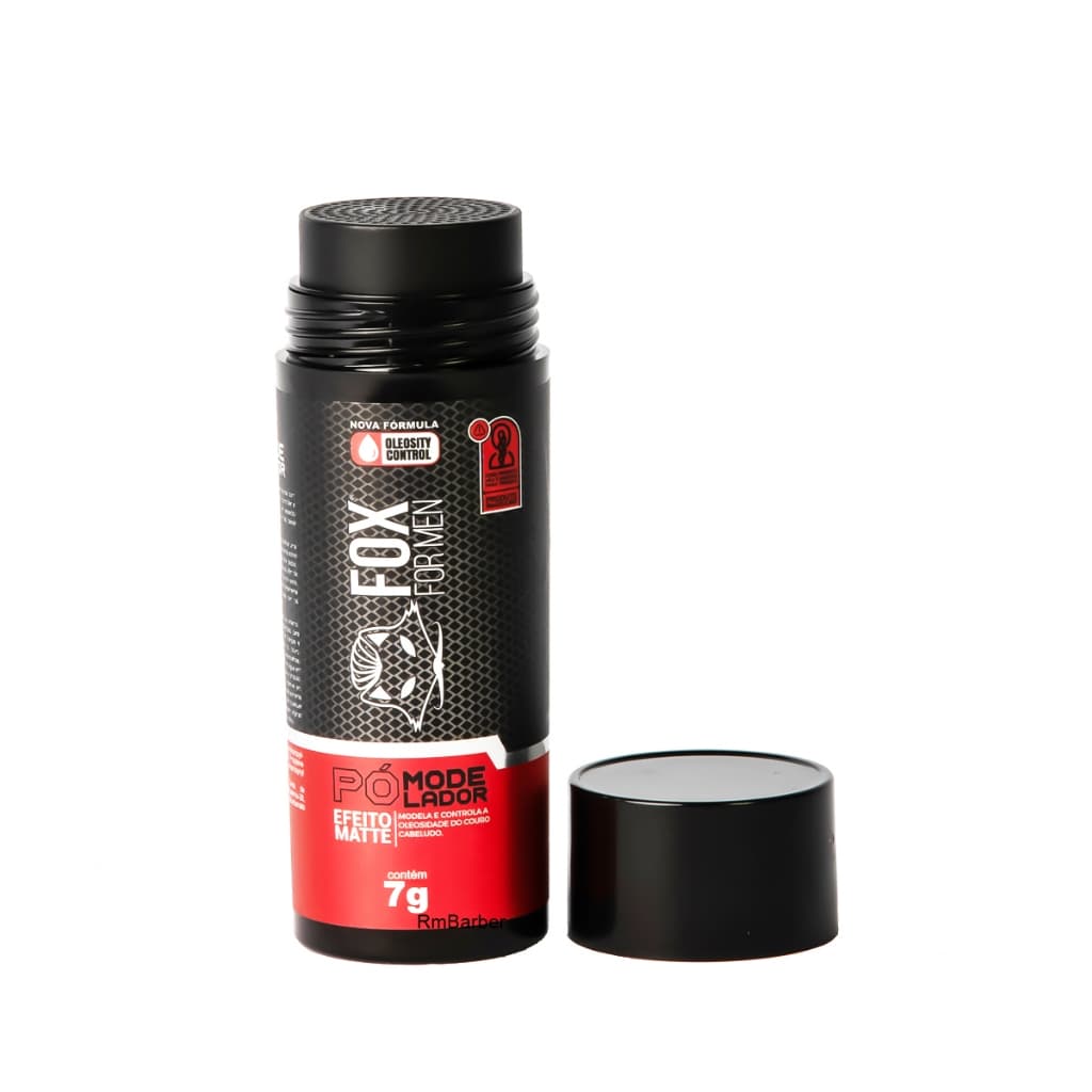 Pomada em Pó Modelador Fox For Men Efeito Matte Modela e Mantém seu Penteado