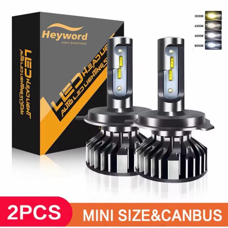 ULTRA LED H4 8000K  20000LM HB3 HB4 9005 9006 H3 H1 H8 H7 H4 H4 H11 H9 9012 Bulbo Canbus LED Farol de carro 110W