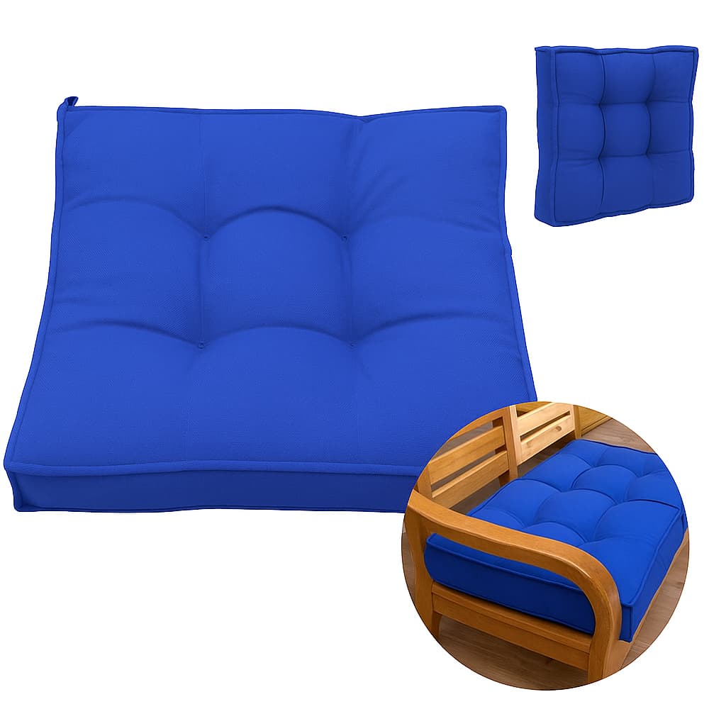 Kit de Almofada Futon Novita Linha Luxo Bordado 45x45 Cm