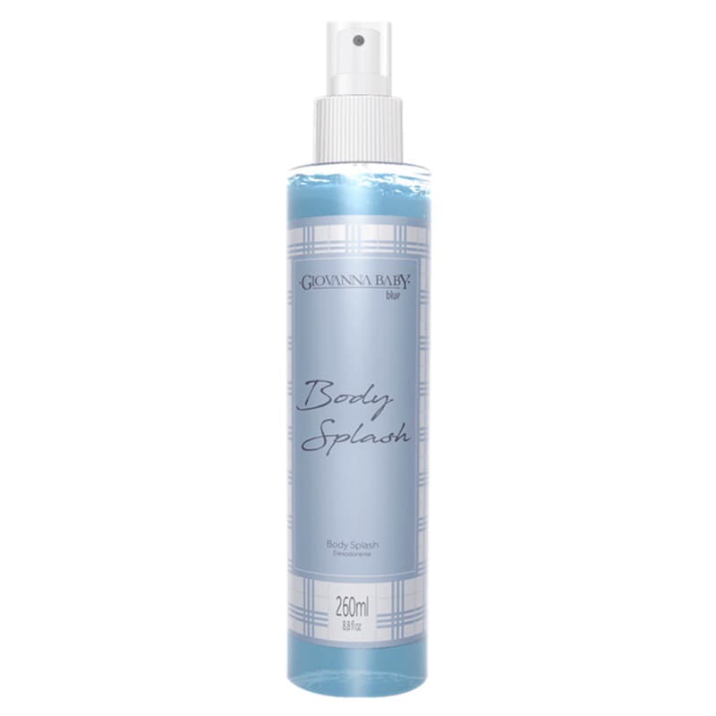 Body Splash Blue Giovanna Baby Blue 260ml SEM TAMPA