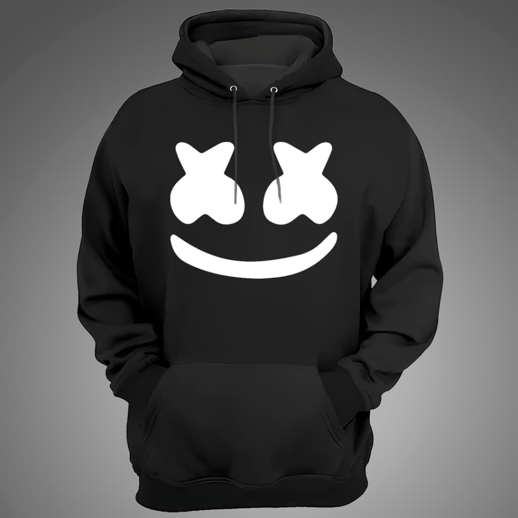 Moletom Canguru DJ Música Casaco DJ Marshmello Blusa de Frio Masculino Feminino