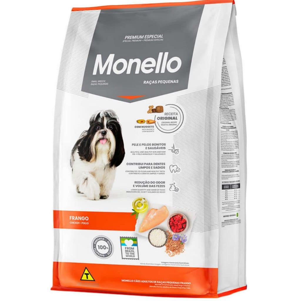 Ração Monello Raças Pequenas Cães Adulto 15 kg