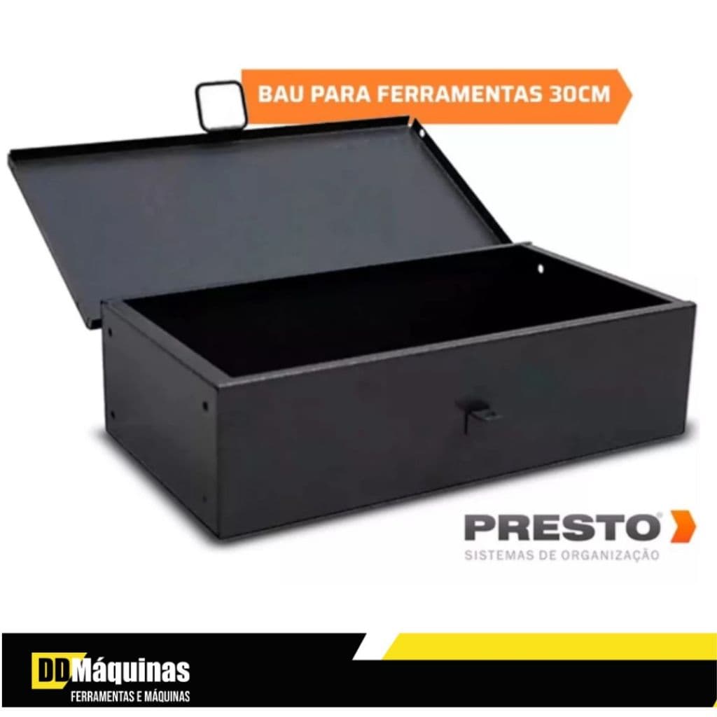 Caixa Tipo Baú para Ferramentas - Presto