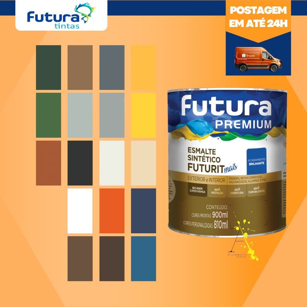 Esmalte Sintético Premium Cores 900ml Futura