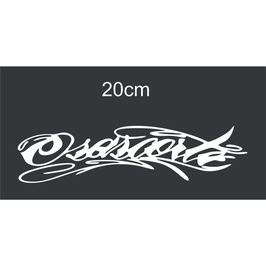 4 ADESIVOS OSASCORTE GRAU MOTO CAPACETE BIKE VISERA