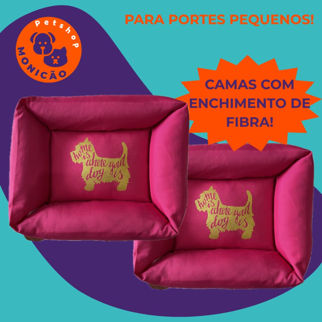 Fabricapet Cama Chile cor de rosa (alta qualidade!)