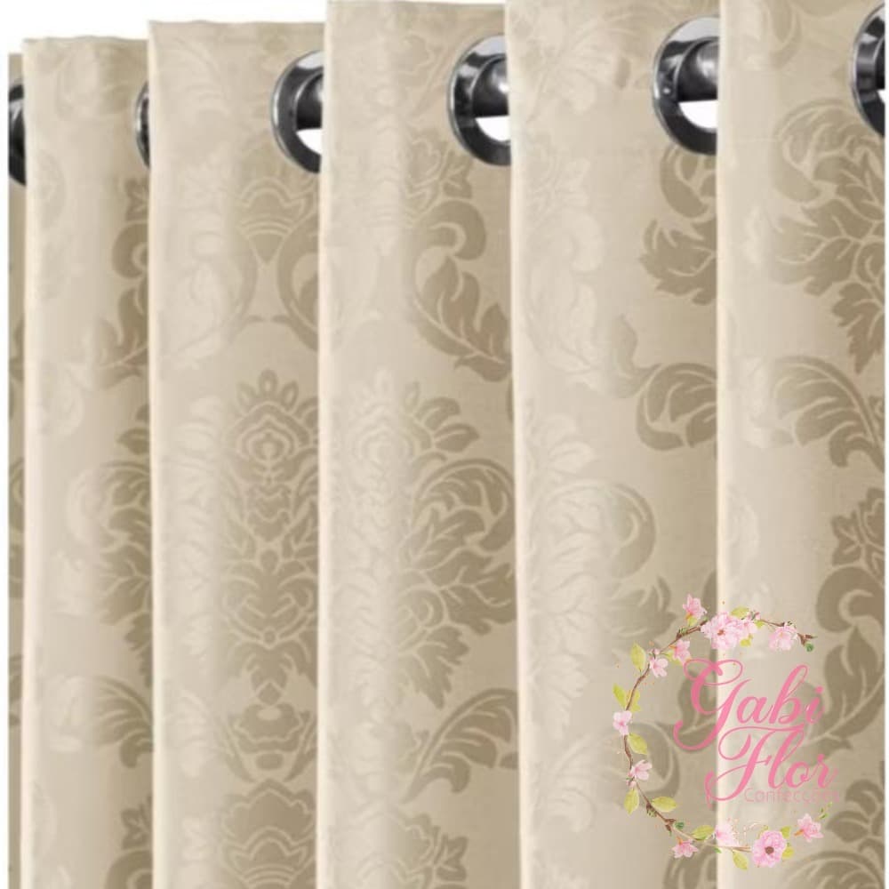 Cortina Jacar Para Janela Sala E Quarto 2,80 mts X 1,70mts Luxo