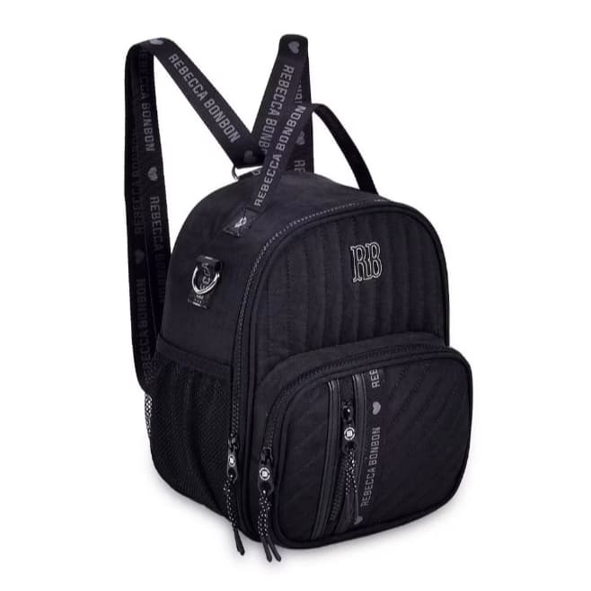 Lancheira Térmica Escolar Rebecca Bonbon  Bolsa Alça Transversal Costas Mini Mochila Menina Passeio