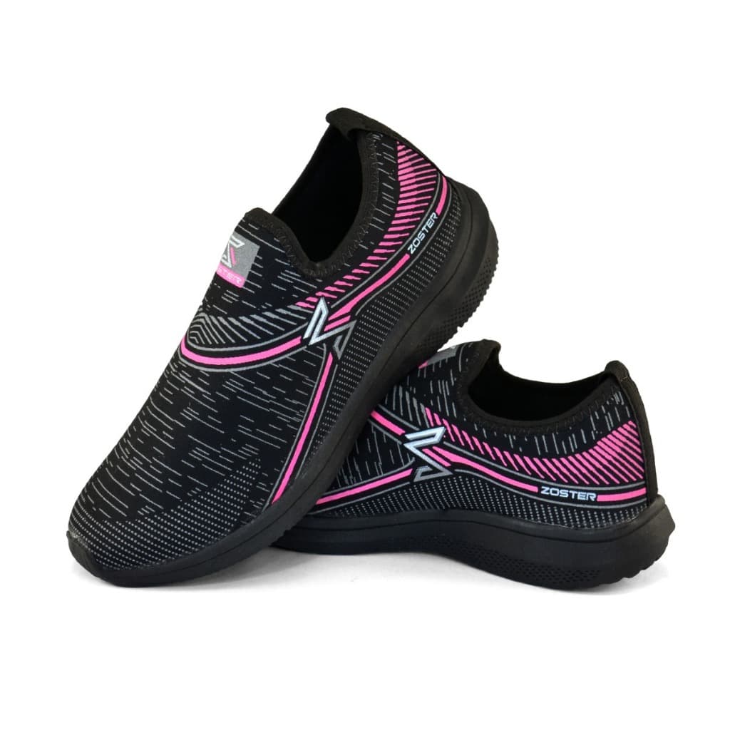 Tênis Meia Feminino Academia Slip On Ortopédico Sem Cadarço Esportivo Confortável Macio