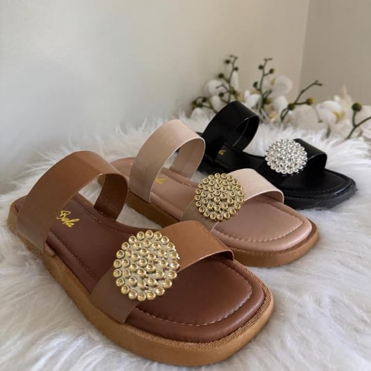 Sandália Papete Conforto e Elegância Calçado Feminino Birken REF 248