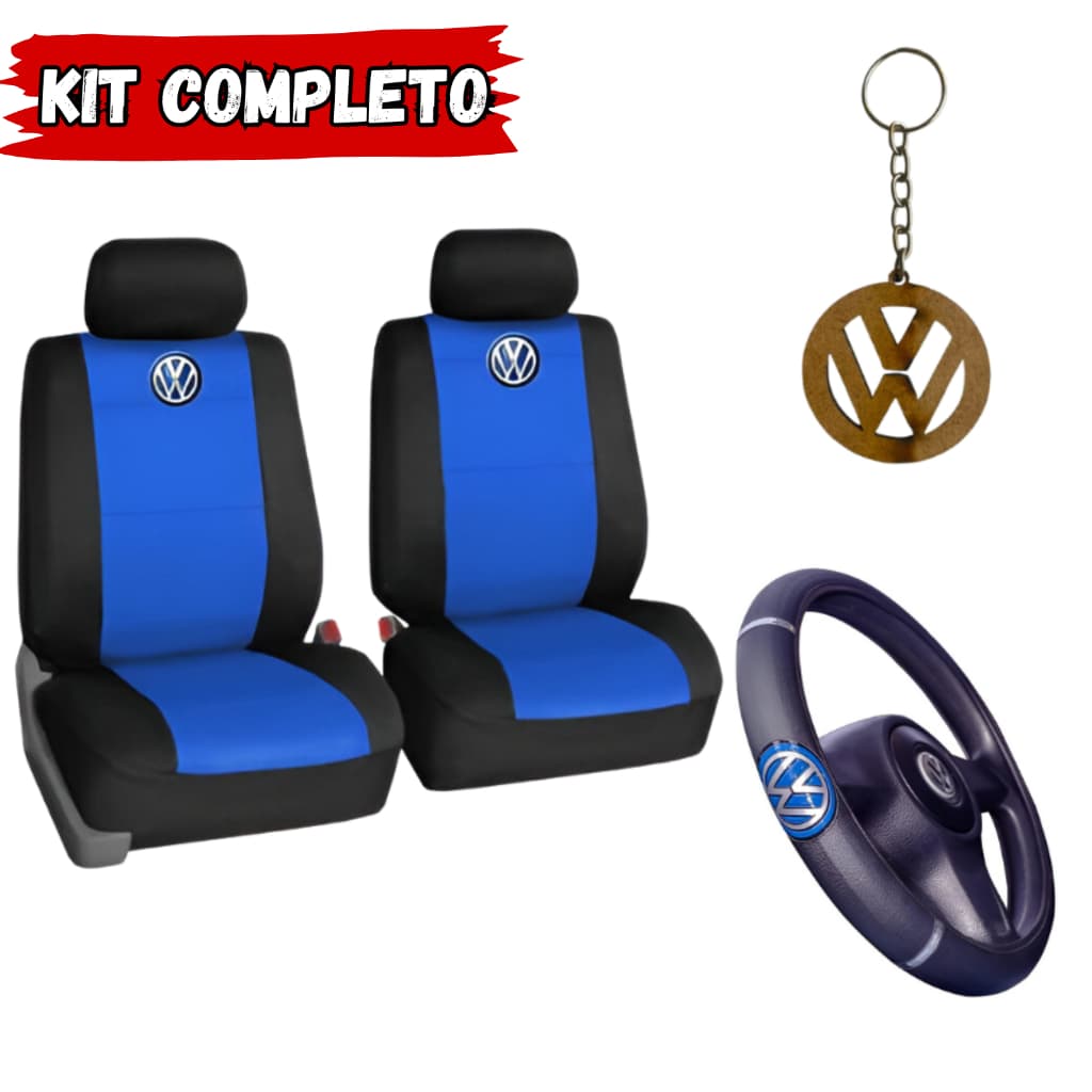 Capas De Banco Couro+Capa De Volante Carro Caminhonete Saveiro Cabine Simples G2 G3 G4 G5 G7