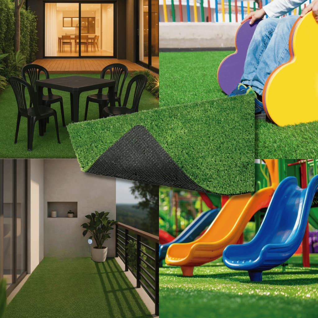 Grama Sintética Pet 10mm Econômica 1x5m Jardim e Varanda (5m²)