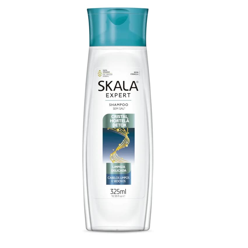 Shampoo Cristal Hortelã Detox 325ml - SKALA