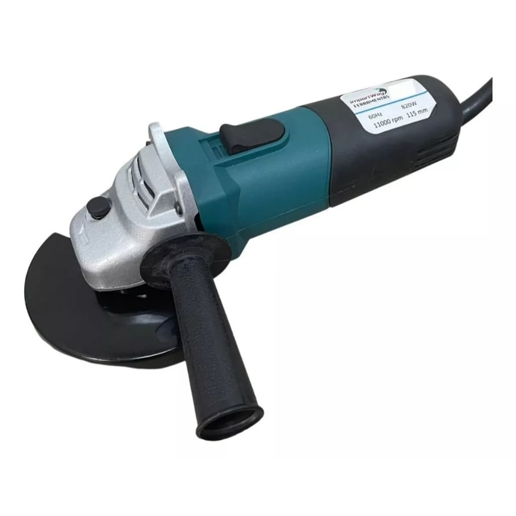Esmerilhadeira e Lixadeira Angular 820w 115mm 4.1/2 11000rpm Protetor e Punho