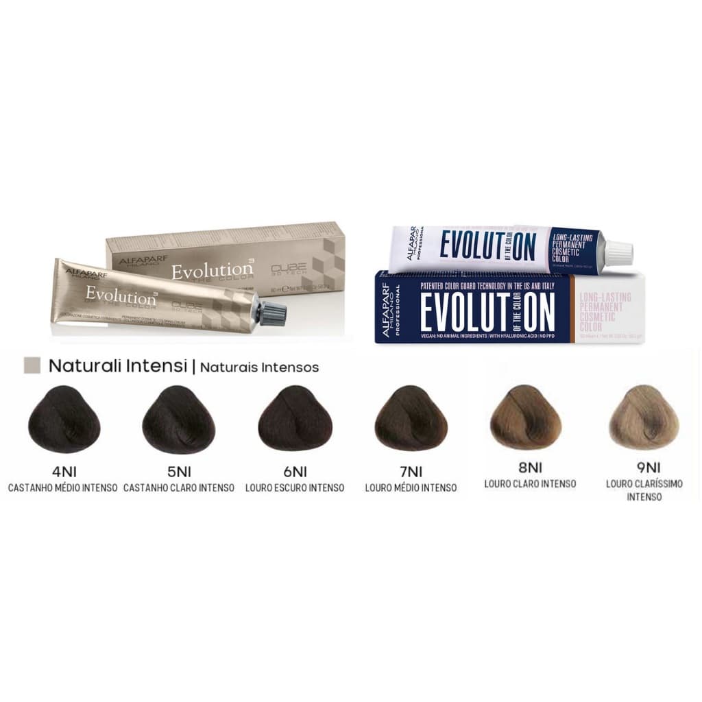 Coloração Alfaparf - NI NATURAIS INTENSOS - Tintura Evolution Of The Color Cube  60g