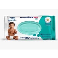 Toalhas Umedecidas Personalidade Baby Plus 50 unidades