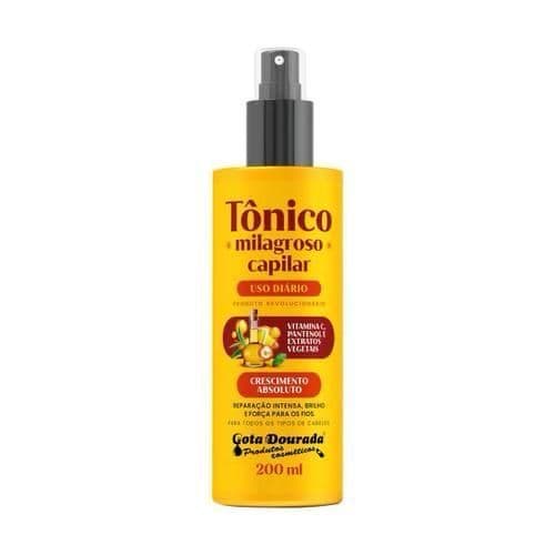 gota dourada - tonico milagroso - tonico capilar - crescimento saudavel