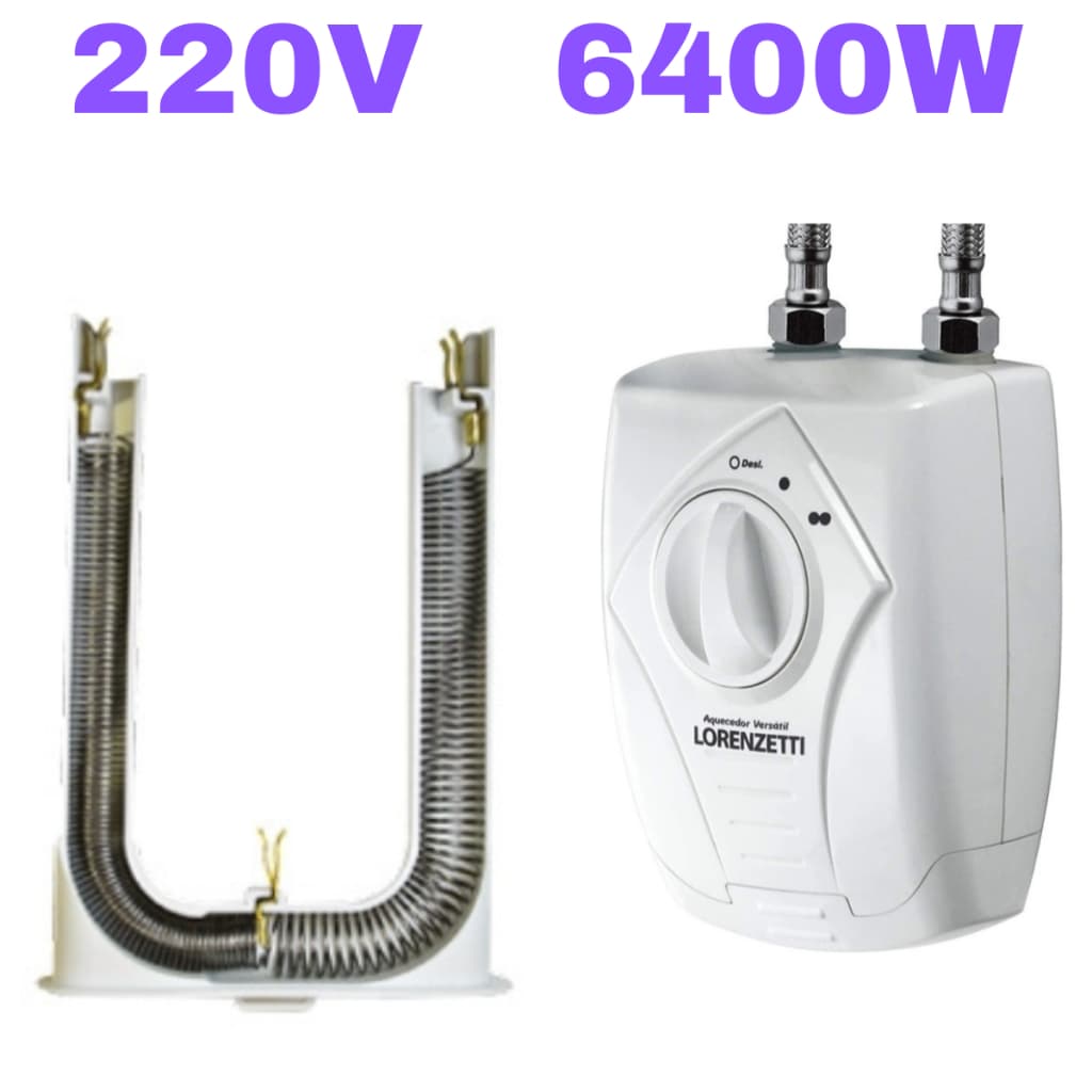 Resistência Aquecedor Lorenzetti Versátil 220v 6400w