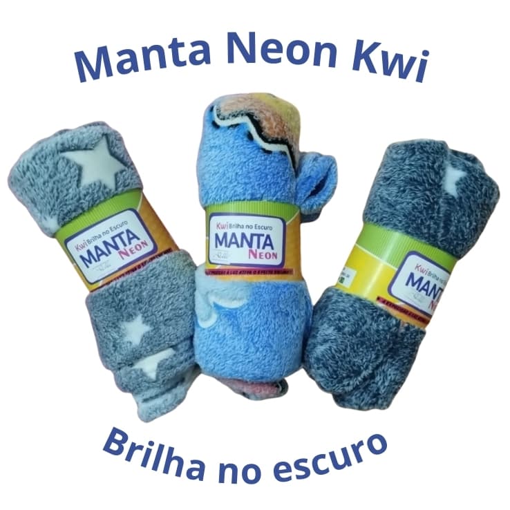 Manta Neon Kwi - Brilha no escuro