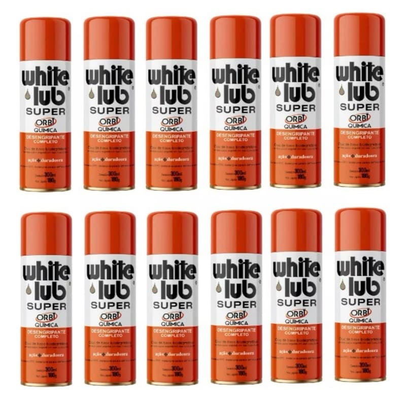 12 Desengripante Spray 300ml Lubrificante Jocle