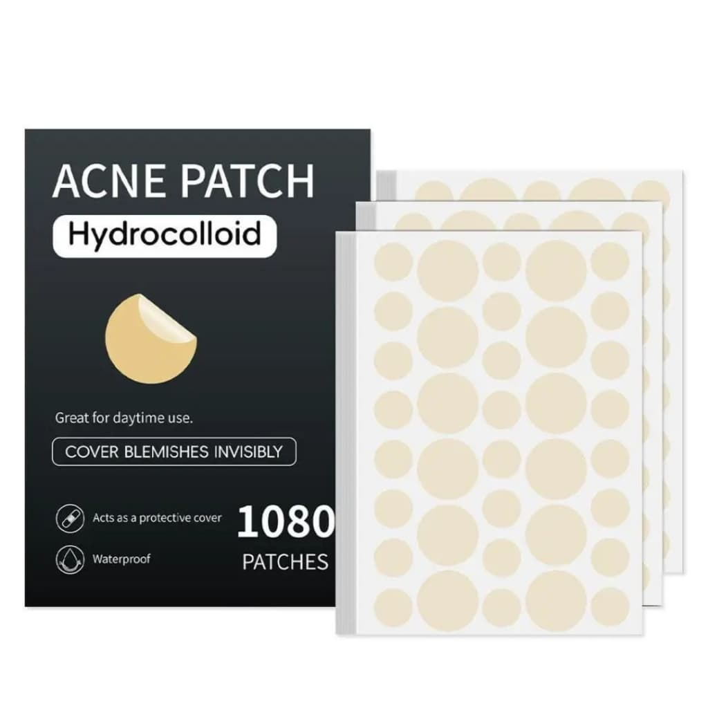 Kit 1080 Adesivo para Acne Seca Espinha Pimple Patch Hidrocoloide - Cuidados com a Pele