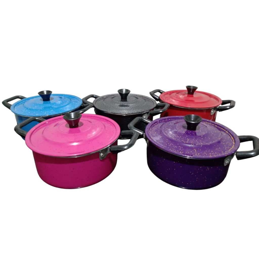 Caçarola Panela 14 cm Color Mini retrô