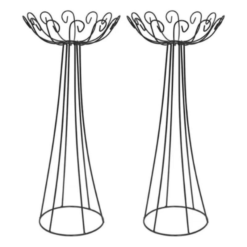 kit com 2 peças coluna suporte para vasos de plantas e decoração de festas