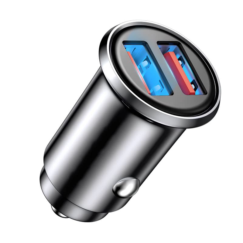 Carregador Veicular Turbo Rápido 2 USB Universal
