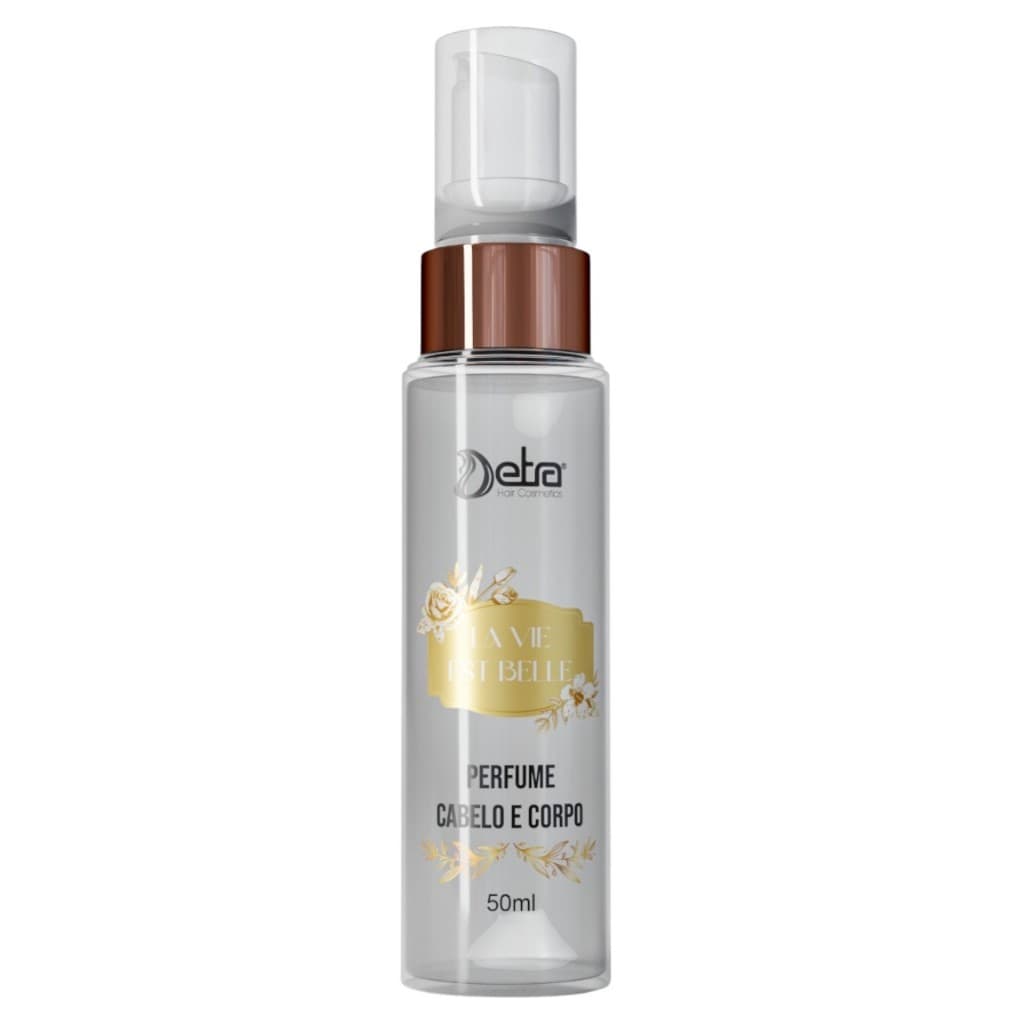 Perfume Capilar cabelo e corpo La Vie Est Belle Body splash Detra Hair Cosméticos 50 ml