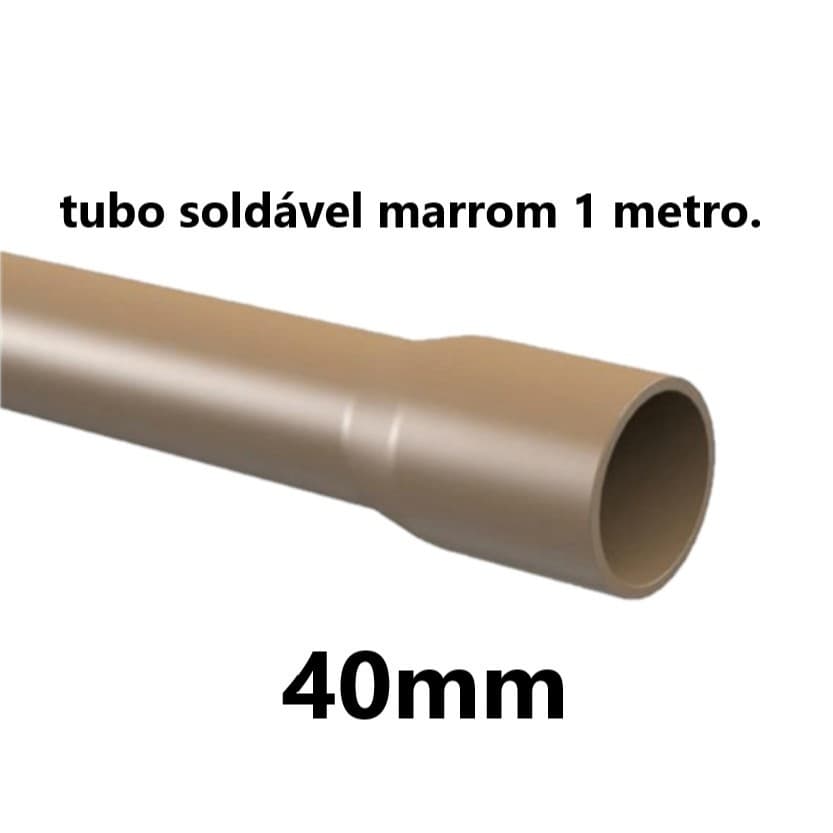 TUBOM MARRO 40MM SOLDÁVEL , PARA  INSTALAÇÃO HIDRÁULICA RESIDENCIAL E COMERCIAL COM 1 METRO.