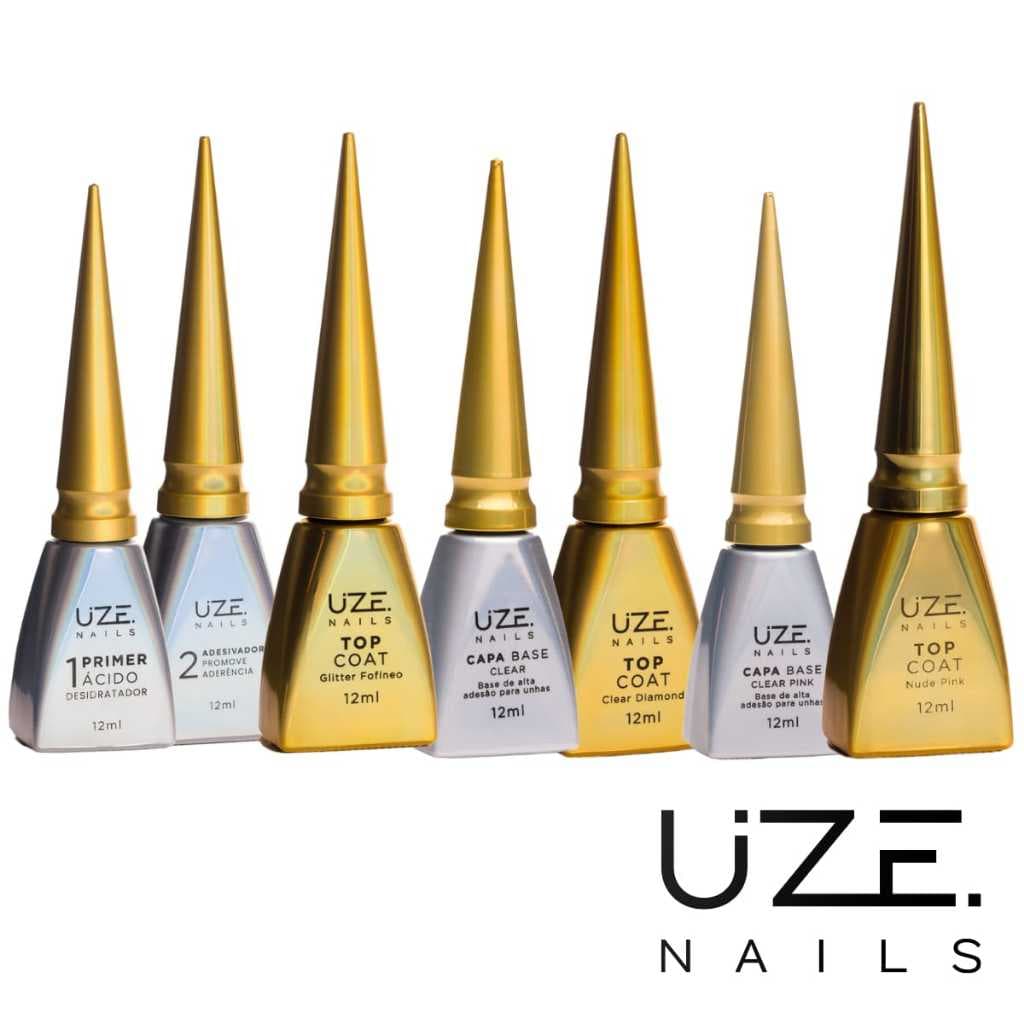 Uze Nails Preparadores & Finalizadores Primer Ácido Adesivador Capa Base Top Coat Blindagem Infiltração LIVRE TPO