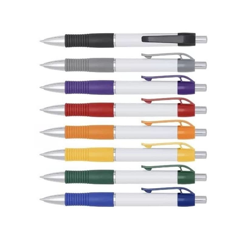 kit 50 Canetas Plasticas sem Personalizacao 3011 SILK, TRANSFER