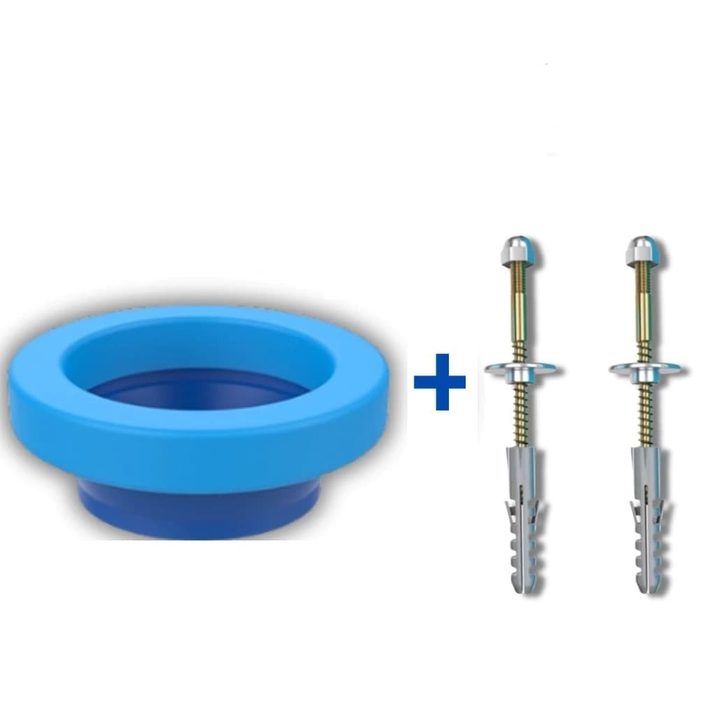 Anel de Vedação Com Guia Vaso Sanitario c/2 Parafusos Castelo Bucha 10